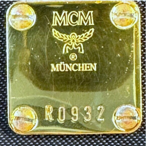 MCM Vintage Visetos Nylon Shoulder Bag - Made In Germany with COA - Picture 4 of 17